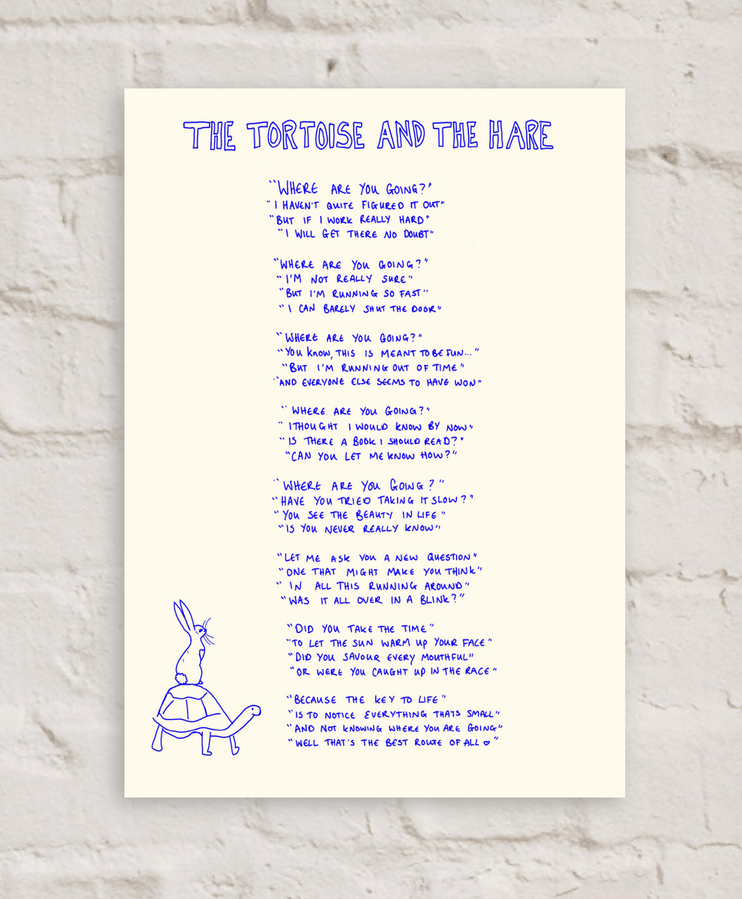 The Tortoise and the Hare