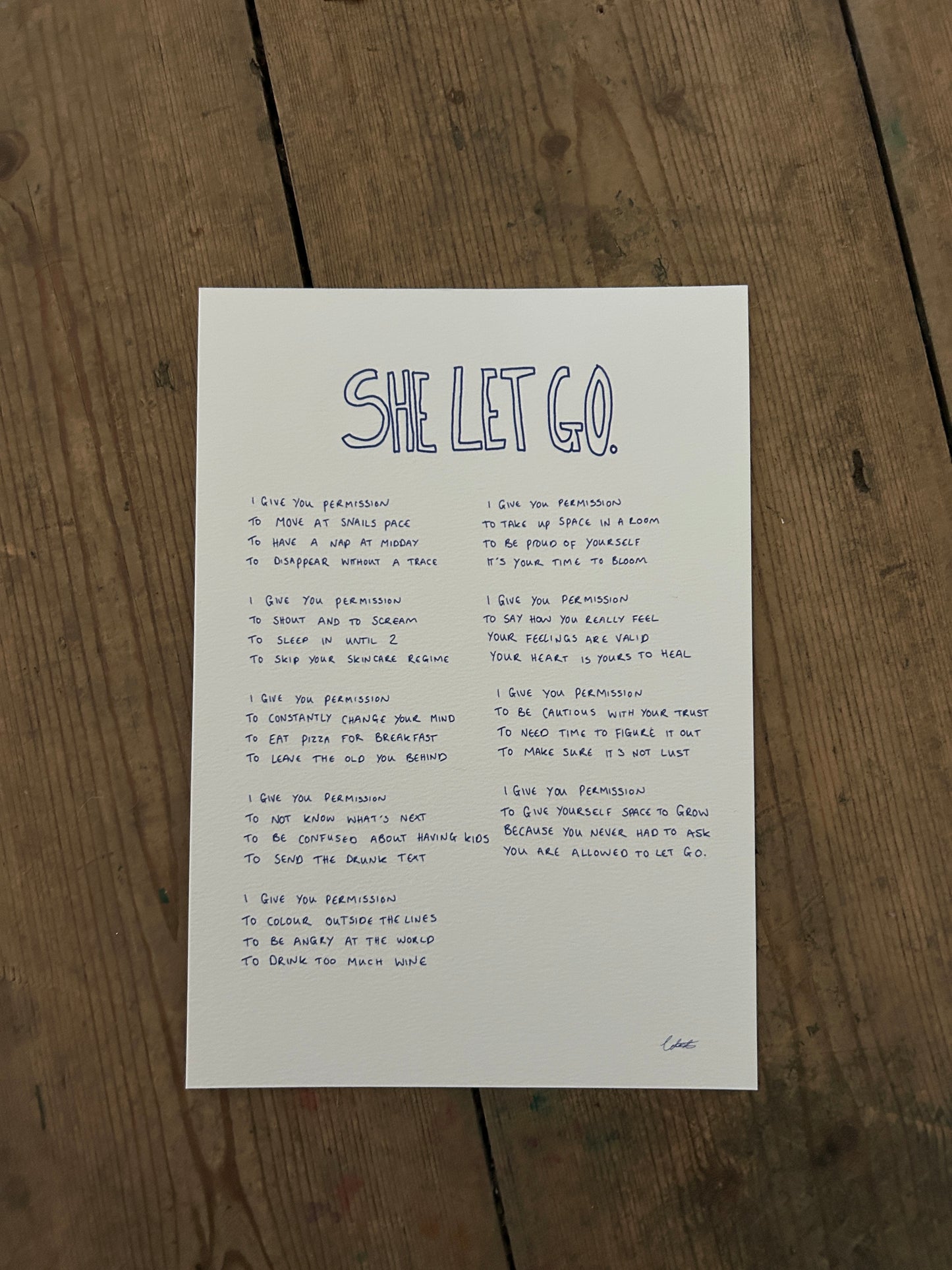 She Let Go